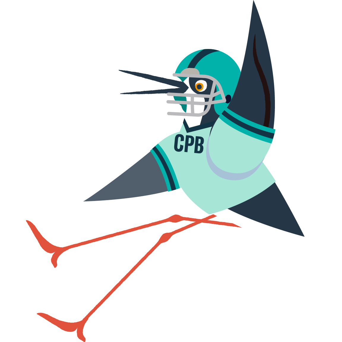 CPB Football Stilt Bird 2